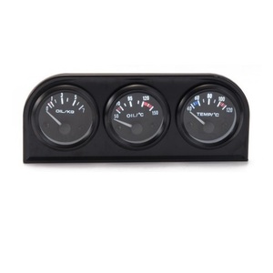52MM 3 IN 1, OIL TEMP + WATER TEMP + OIL PRESSURE GAUGE KIT - BC Direct