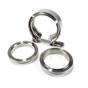 Clamps: 3" STAINLESS STEEL V-BAND CLAMP SET - BC Direct