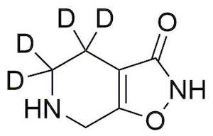 Gaboxadol-d<sub>4</sub> | CAS number: 64603-91-4 (unlabelled)