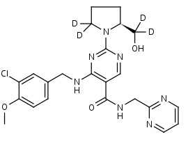 Avanafil-d<sub>4</sub> | CAS Number: 330784-47-9 (unlabelled)
