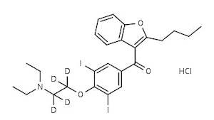 A: Amiodarone-d4 HCl | CAS Number: 19774-82-4 (unlabelled)