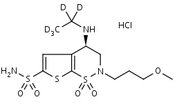 Brinzolamide-d<sub>5</sub> HCl | CAS Number: 150937-43-2 (unlabelled)