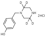 4-Hydroxybenzylpiperazine-d<sub>4</sub> Dihydrochloride | CAS Number: 75341-33-2&hellip;
