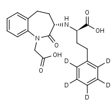 Benazeprilat-d<sub>5</sub> | CAS Number: 86541-78-8 (unlabelled)