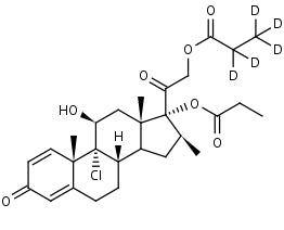 B: Beclomethasone Dipropionate-d5 | CAS Number: 5534-09-8 (unlabelled)