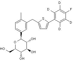 Canagliflozin-d<sub>4</sub> | CAS Number: 842133-18-0 (unlabelled)