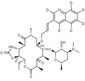 Cethromycin-d<sub>6</sub> | CAS Number: 205110-48-1 (unlabelled)