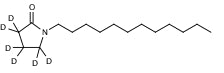 1-Dodecyl-2-pyrrolidinone-d<sub>6</sub> | CAS Number: 2687-96-7 (unlabelled)