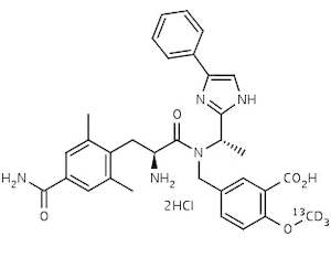 E: Eluxadoline-13C,d3 Dihydrochloride | CAS Number: 864825-13-8 (unlabelled)