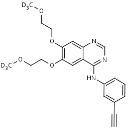 E: Erlotinib-d6 | CAS Number: 183321-74-6 (unlabelled)