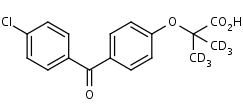 F: Fenofibric Acid-d6 | CAS Number: 42017-89-0 (unlabelled)