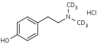 Hordenine-d<sub>6</sub> HCl | CAS Number: 6027-23-2 (unlabelled)