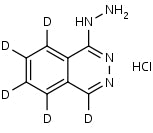 Hydralazine-d<sub>5</sub> HCl | CAS Number: 304-20-1 (unlabelled)