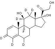Isoflupredone-d<sub>3</sub> | CAS Number: 338-95-4 (unlabelled)