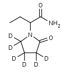 L: Levetiracetam-d6 | CAS Number: 102767-28-2 (unlabelled)