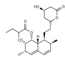 L: Lovastatin-d3 | CAS Number: 75330-75-5 (unlabelled)