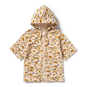 Girls: Wilson & Frenchy - Organic Terry Hooded Towel - Flower Burst