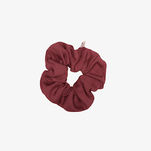 The Girl Club Grlfrnd: The Girl Club - Ruby Rib Cotton Scrunchie -- Ruby