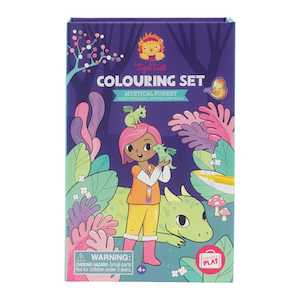 Girls Xmas Gift Guide: Tiger Tribe - Colouring Set - Mystical Forest