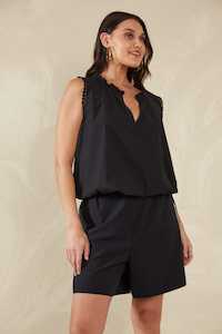 Haven - Tie Top - Domino