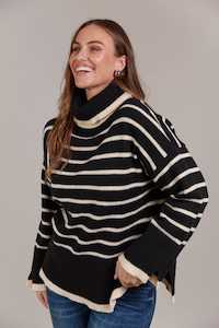 Eb Ive Winter Sale 2 Get 30 Off: eb&ive | Katana Roll Neck Knit - Black