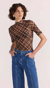 Staple The Label: STAPLE THE LABEL - REIGN MESH TOP - Check