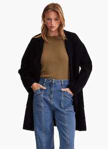 STAPLE THE LABEL - MARLOWE COATIGAN - BLACK