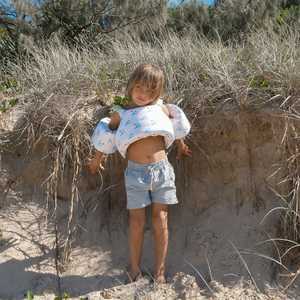 SUNNYLiFE  - Floatie Jacket 3-6 Years - Sammy the Seagull - Blue Wave