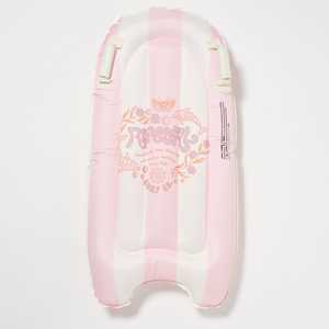 Sunnylife: SUNNYLiFE  - Kids Surf Mat Dolphin Surf Co - Pink Stripe
