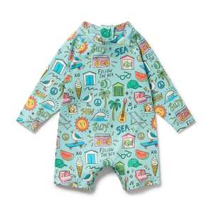 Wilson & Frenchy - One Piece Boyleg Swimsuit - Surf & Sea