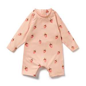 Wilson & Frenchy - One Piece Boyleg Swimsuit - Strawberry Kisses