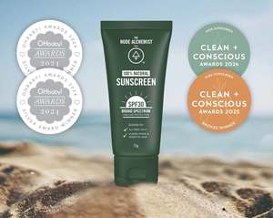Beach Pool: The Nude Alchemist - SPF30 SUNSCREEN - 30g