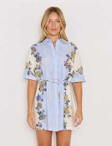 MINK PINK - LUCIA MINI SHIRTDRESS - FLORAL