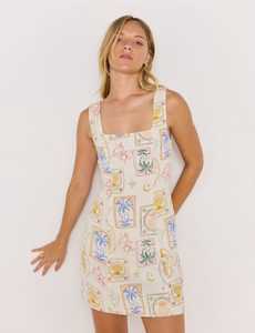 MINK PINK - SIRENA TIE BACK MINI DRESS