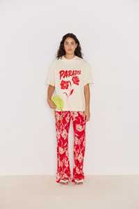 MINK PINK - POPPY PANTS - RED FLORAL