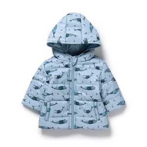 Wilson & Frenchy - Puffer Jacket - Woolly Whales