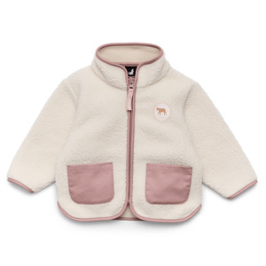 Crywolf | BABY SHERPA JACKET - Powder