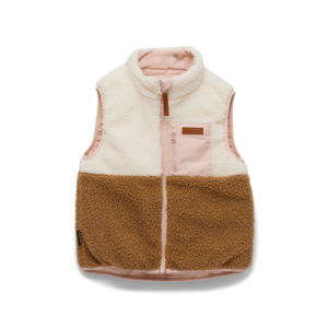 Crywolf: Crywolf - REVERSIBLE YETI VEST - Harvest Colourblock