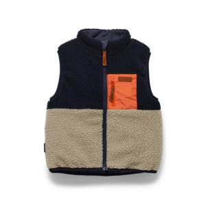 Crywolf: Crywolf - REVERSIBLE YETI VEST - Ash Colourblock