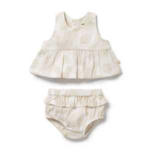 Wilson & Frenchy - Organic Ruffle Set - Daisy Bloom