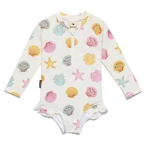Crywolf - LONG SLEEVE SWIMSUIT - Shell