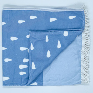 Kids Beach Towels: Hunter Blue Kids Beach Towel