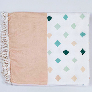 Kids Beach Towels: Georgia Pink Kids Beach Towel