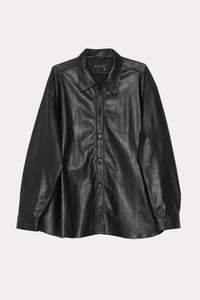 Outerwear: FLOAT OVERSHIRT - BLACK