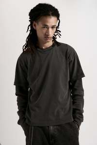 Homepage: TIDE DOUBLE T-SHIRT - CHARCOAL
