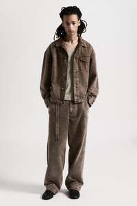 TRUCKER JACKET - BROWN