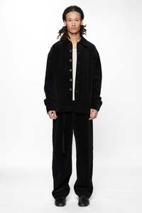 FLOAT OVERSHIRT - VINTAGE BLACK CORDUROY