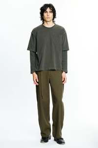 LAYER LS T-SHIRT - CHARCOAL