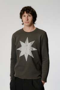 Star Drive Waffle LS - Charcoal