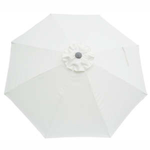 Shade Umbrellas: Market 335cm Shade Umbrella - Vanilla